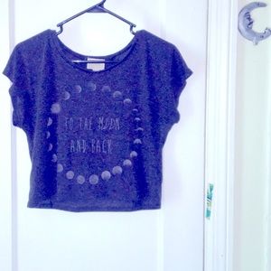 PacSun celestial crop top